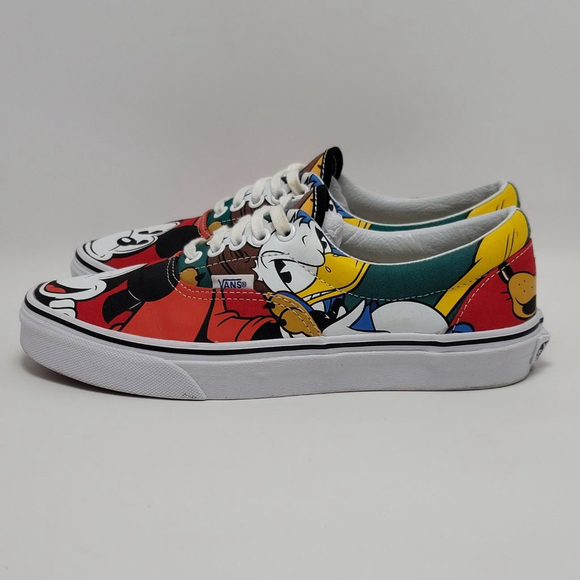 Vans Disney Era Mickey Mouse & Friends Sneakers Size 7.5 Men, Women's Size 9 - Picture 2 of 12